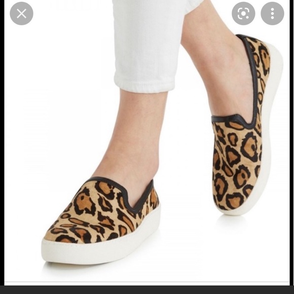 Sam Edelman slip on Becker leopard shoes. Genuine calf hair. - Picture 2 of 9